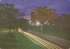 Hotel Tequendama Bogota Colombia Vintage Postcard Night View Vintage Postcard 