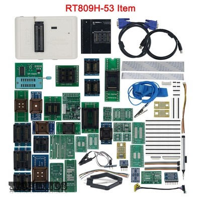 RT809H-53 Item Universal Programmer IC EMMC-Nand FLASH Programmer + 53 Items