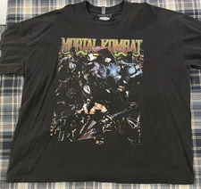 Mortal Kombat AOP Vante Tees Roster Shirt Size XXXL Scorpion Sub-Zero Rayden