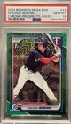 /99 WALKER JENKINS 1ST 2024 BOWMAN MEGA #43 CHROME GREEN REFRACTOR PSA 10! TWINS