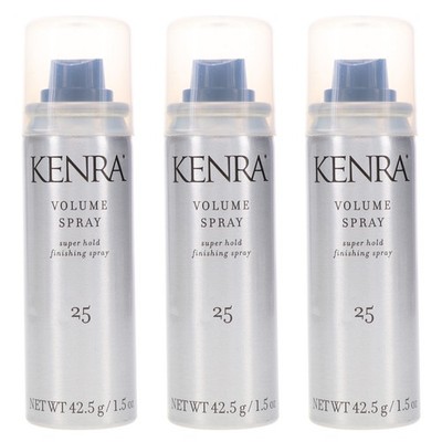 Kenra Volume Spray Hair Spray #25 1.5 oz 3 Pack