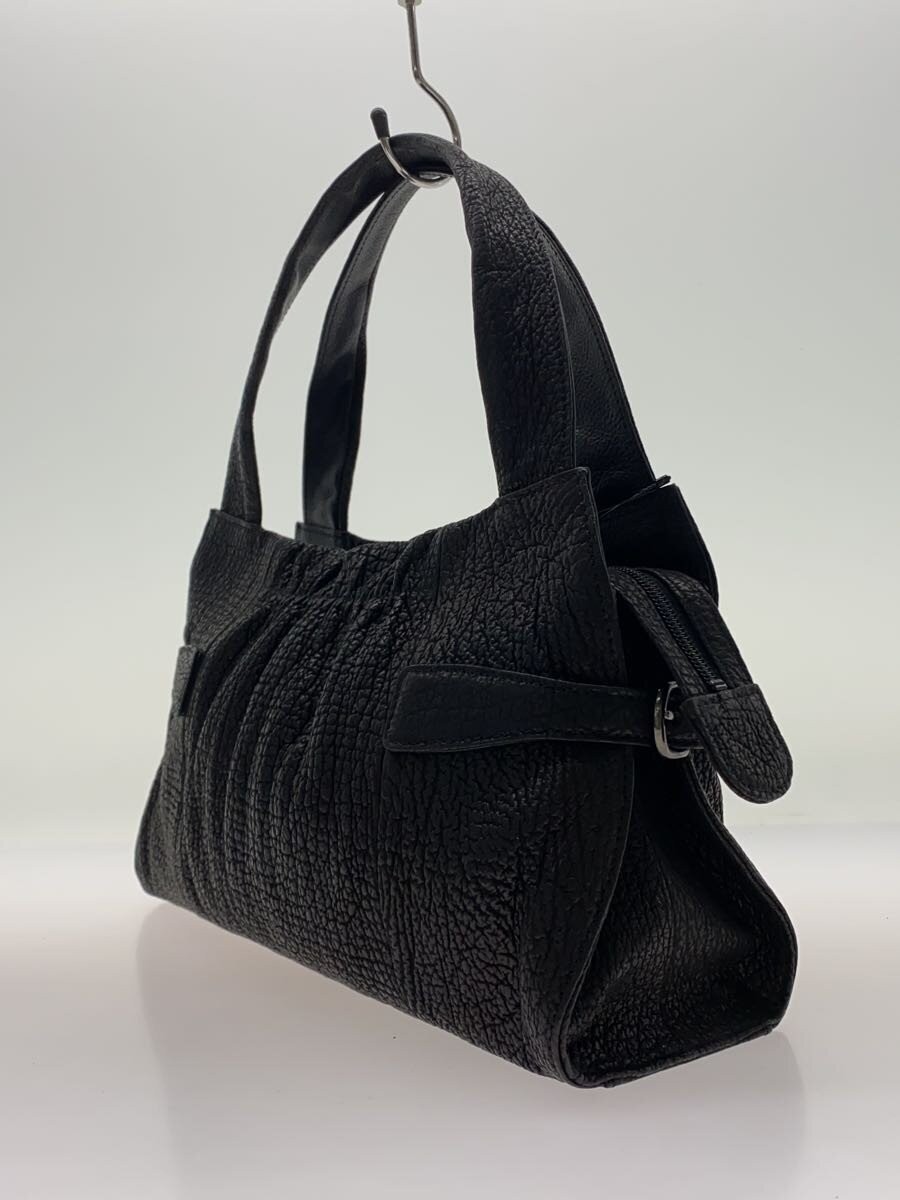 GRES Handbag Leather Black Plain - image 2
