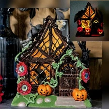 Bath & Body Works Witches Cottage Light-Up Projection Wallflower Plug HALLOWEEN 