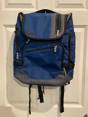 Briggs & Riley BRX Excursion Backpack Blue Travel Work Commuter Bag BP240-44 