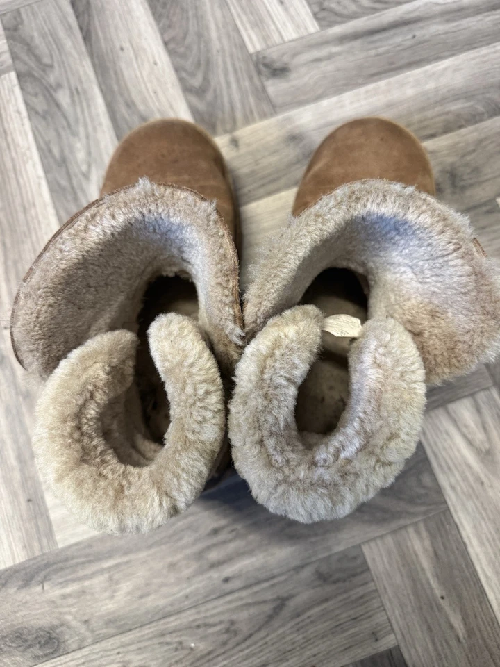 100% Authentic UGG Classic Mini II Chestnut 1016222 Women's Boots Size uk6, photo 4 of 5