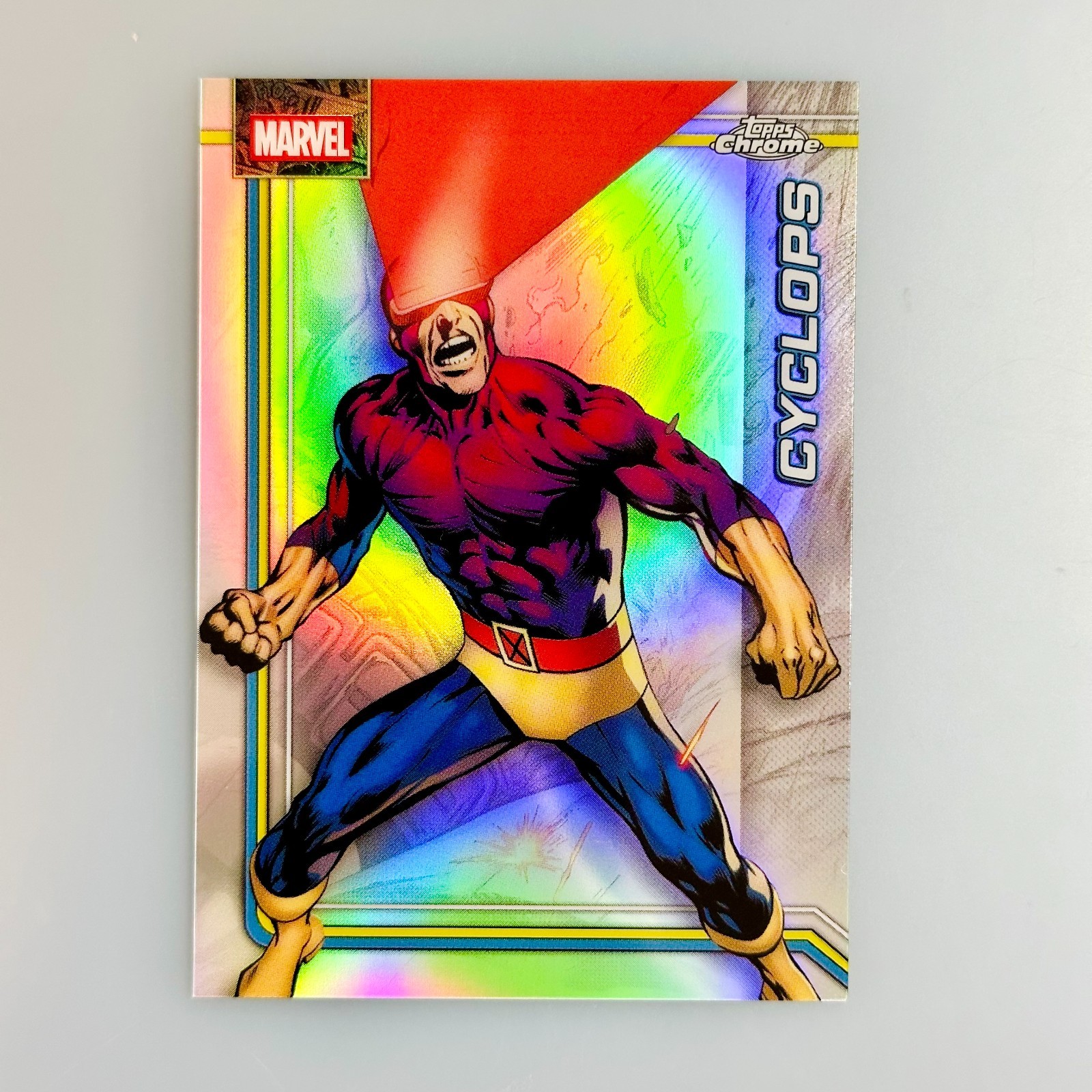 2026 Topps Chrome Marvel Comics Refractor #024 Cyclops
