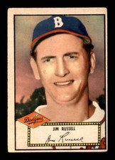 1952 Topps #51 Jim Russell   VG X2629552