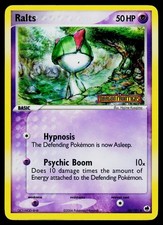 Ralts 60/101 Common Dragon Frontiers Pokemon Reverse Holo Lightly Played