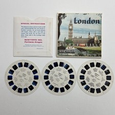 Vintage View-Master C277 London England 3 Reel Pack Set - 21 Stereo Pictures
