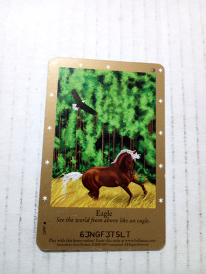 Bella Sara TCG Gold Second Series Eagle 13/97 Regular Common Horse Card 2007