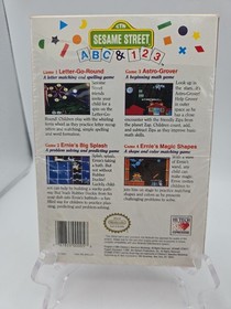 Sesame Street ABC & 123 - Nintendo NES (Complete in Box) CIB W/ INSERTS & POSTER