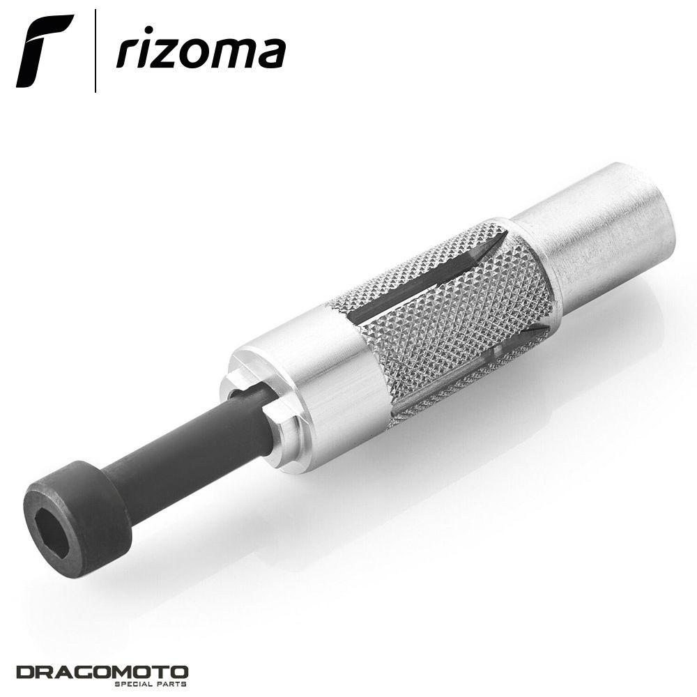 Fixation Rizoma LP331B noire pour éliminer les vibrations sur Panigale V4 R