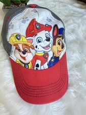 Paw Patrol Kids Cap with Red Brim and Character Print