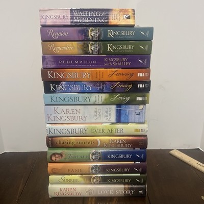 Lot Of 14 Karen Kingsbury Books Firstborn, Redemption Every Now & Then PB And HC