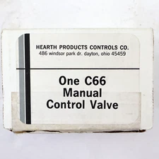 Hearth Products Controls HPC C66 Manual Control  Valve Kit for Gas Fireplace