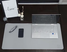 Premium Waterproof Desk Mat - Premium PVC Anti Slip Desk Mat .