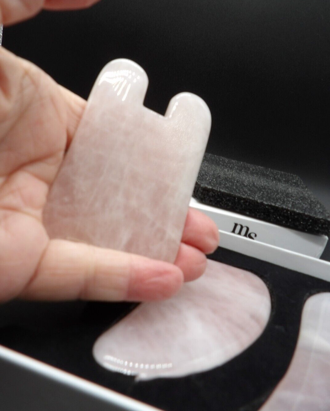 Melodysusie Gua Sha massage tool set 3pc Rose Quartz