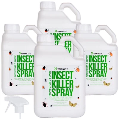 Xterminate Insect Killer Spray Protector C Control Treatment Bed Bug Flea 20L