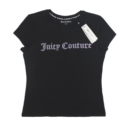 JUICY COUTURE★Embroidered crew neck T-shirt JC292 Juicy Couture Crew Neck Bird By Juicy Graphic T-Shirt NWOT