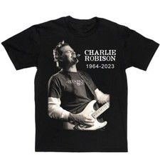 Rare Charlie Robison Shirt 1964-2023 Black Cotton All Size Shirt