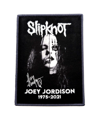Slipknot Premium Joey Jordison Memorial Woven Patch Heavy Death