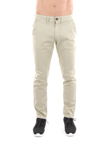 Pepe Jeans Męskie spodnie chino jasnozielone jednokolorowe - Zdjęcie 1 z 2
