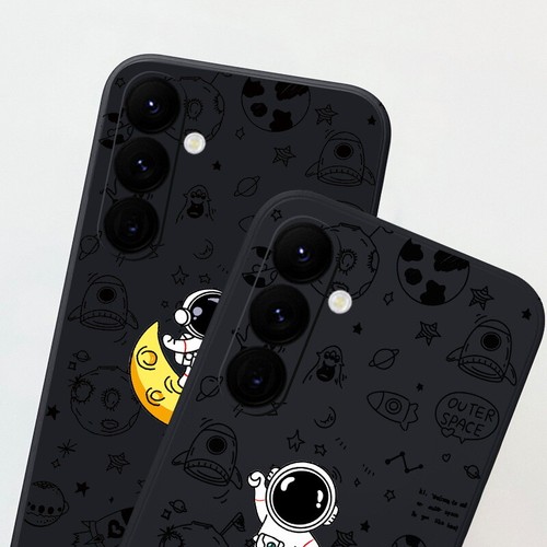 Coque téléphone TPU astronaute pour Samsung S25 S24 S26 Ultra S23 S22 A56 A16 A55 Cover - Photo 13/24