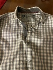 Strellson Sportswear Men's Long Sleeve Casual Shirt 100 Cotton Slim Fit Size M