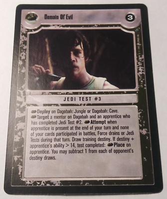 STAR WARS DAGOBAH カードゲーム 1997 Star Wars Customizable Card Game: Dagobah Expansion Set