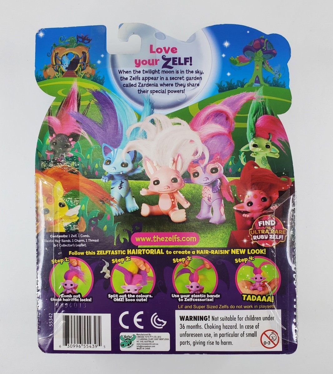 New Zelfs LOCHLAN Loch Ness Monster Troll Doll Moose Toys Rare