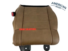 For 2011 2012 Jeep Wrangler Driver Bottom Leather Seat Cover Dk Saddle Tan