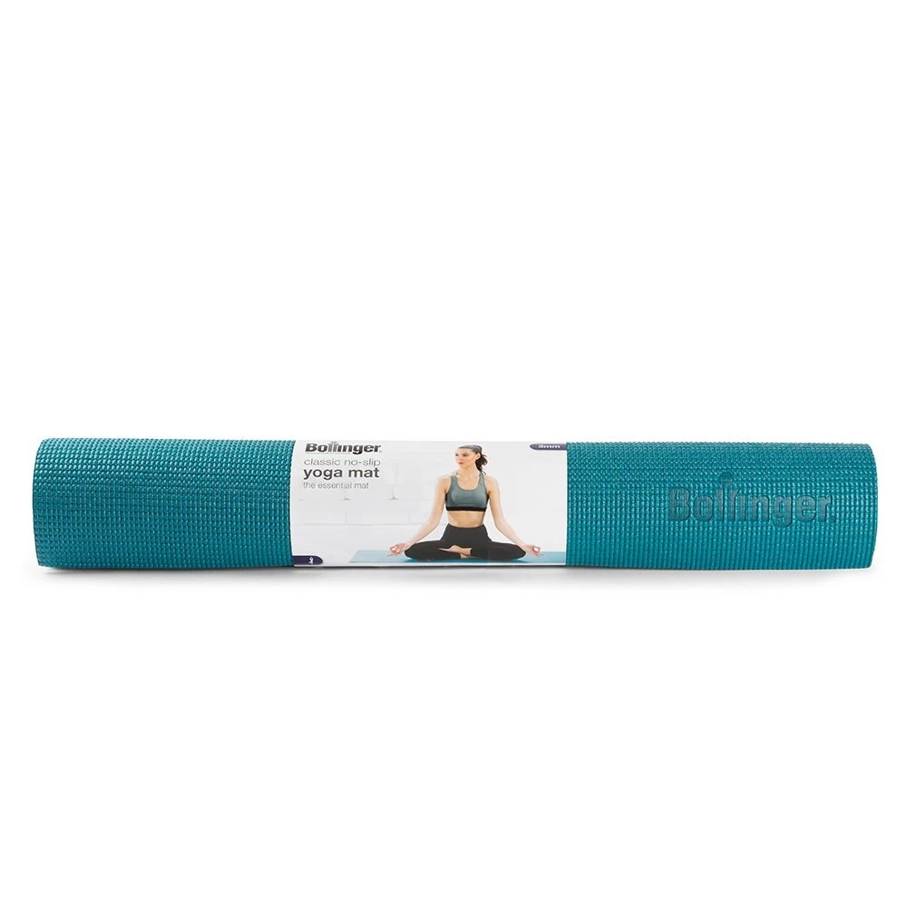 Bollinger Classic No-Slip Yoga Mat, Teal