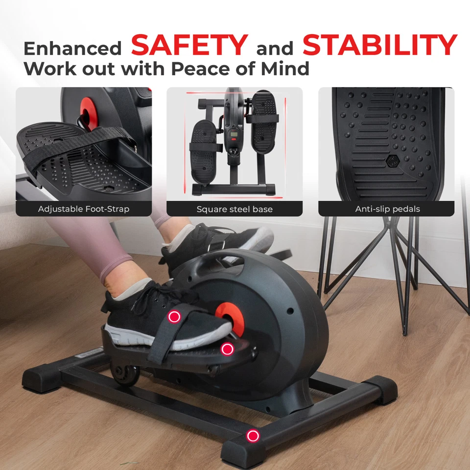 Sunny Health & Fitness Smart Compact Mini Elliptical - SF-E324029 - Image 4 of 4