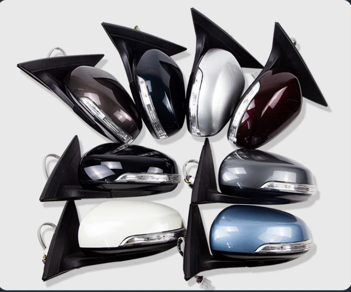 Side View Mirror Assy 9 Pins Silver Right Side For 2008-2012 Nissan Teana Altima - Image 2 of 2