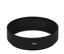 Metal Short 77mm Lens Hood Sunshade Universal 77 mm