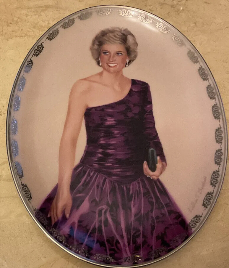 lady diana purple dress RARE Vintage 9