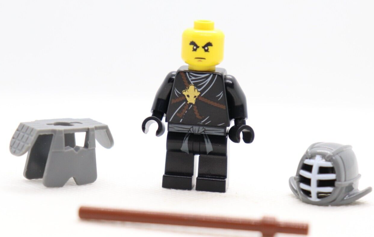チリ Kendo Cole 9455 9457 9551 Black Ninja Ninjago LEGO