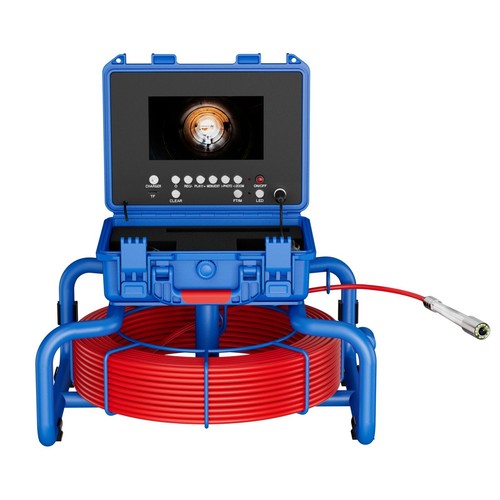 Cámara de inspección de tuberías de alcantarillado de 7" con contador medidor autonivelante 512HZ localizador - Imagen 3 de 15