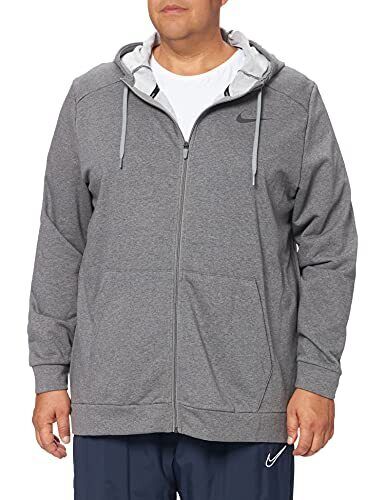 Nike Men Dri-FIT Full-Zip Training Hoodie Grey cz6376-063 | eBay