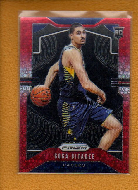 Goga Bitadze 2019-20 Panini Prizm Rookie Prizms Fast Break Red RC #264 /125