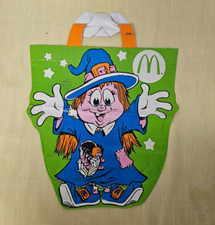Vintage 1990s McDonalds Witch Halloween Happy Meal Vinyl Trick Or Treat Bag