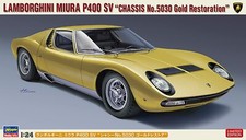 Hasegwa1/24 Model Kit Lamborghini Miura P400 SV Chassis No.5030 Gold from Jp1317