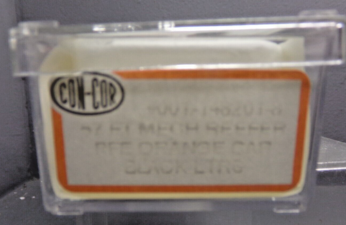 CON-COR N-SCALE FREIGHT CAR 57' MECH REEFER PFE ORANGE CAR BLACK LTRG - Picture 3 of 8