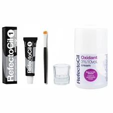 Refectocil Eyebrow Tinting Kit with Tint Brush & Cream Developer [Choose Color]