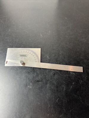 General Tools Stainless Steel Miter angle Protractor no. 17 Made in USA