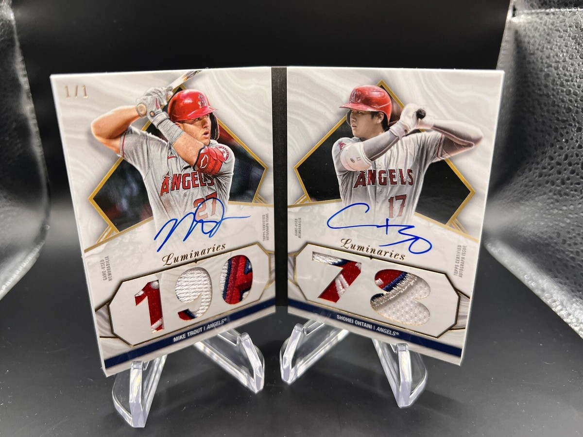 大谷翔平 RELICS CAREW/OHTANI/TROUT SHOHEI OHTANI VS. MIKE TROUT! Full at-bats! Who comes out on