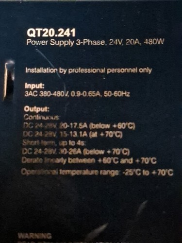 PULS QT20.241 used siehe Bilder QT20241 - Bild 3 von 3
