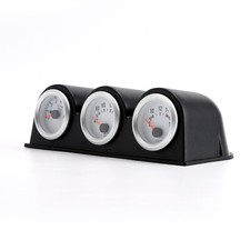 2 52mm 7 Color Led 3in1 Triple Gauge Kit Tachometer Water Temp Oil Press Gauge 2 52mm 7 Color Led 3in1 Triple Gauge Kit Tachometer Water Temp Oil Press Gauge