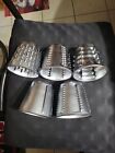Salad Master Food Processor Machine Cutter Slicer Shredder Cones Set of 5