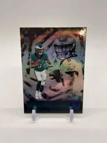 DeVonta Smith 2021 Panini Illusions Purple Glitter RC #63